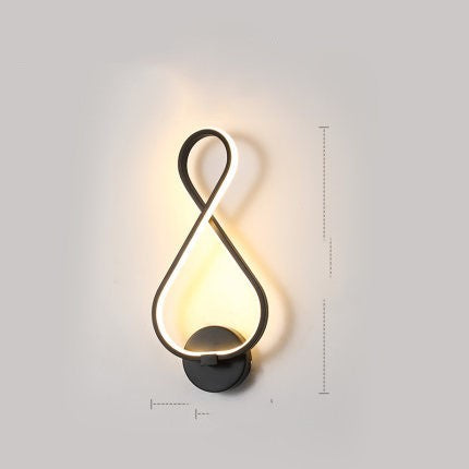 Nordic LED Hallway Wall Lamp by Aurel Haven — view 5