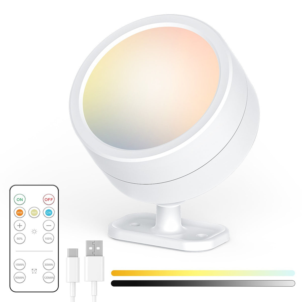 Orbit Rechargeable Wall Light by Aurel Haven — view 7