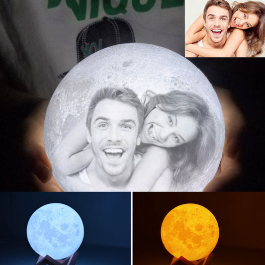 Luna 3D Moon Lamp by Aurel Haven — view 2