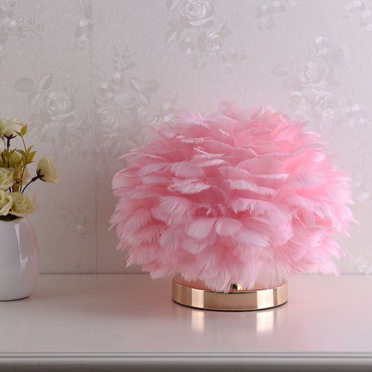 Plume Feather Table Lamp by Aurel Haven — view 2