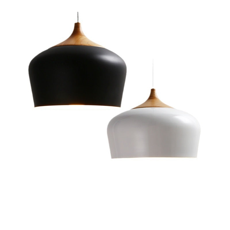 Hinoki Wood Pendant Light by Aurel Haven — view 4