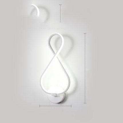 Nordic LED Hallway Wall Lamp by Aurel Haven — view 10