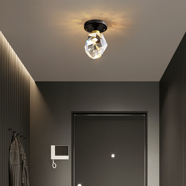 Celeste Crystal Flush Mount Light by Aurel Haven — view 3