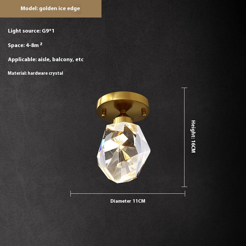 Celeste Crystal Flush Mount Light by Aurel Haven — view 5
