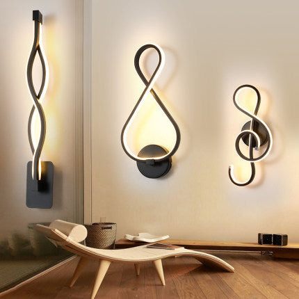 Nordic LED Hallway Wall Lamp by Aurel Haven — view 4