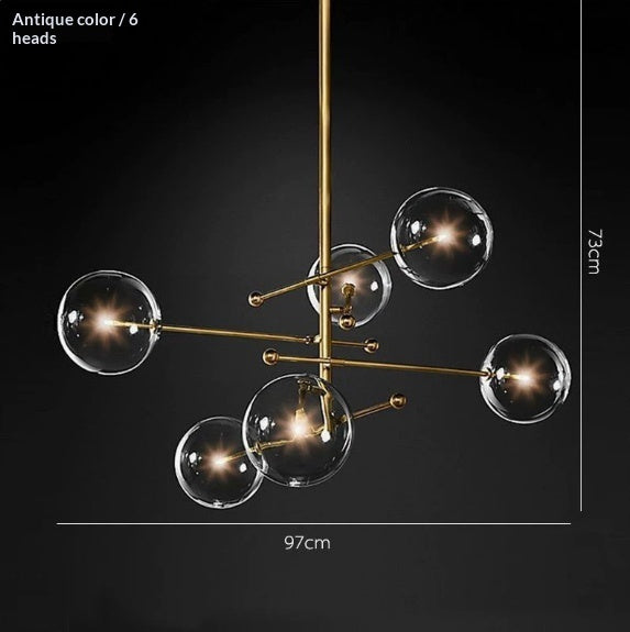 Bolla Glass Sphere Chandelier by Aurel Haven — view 11