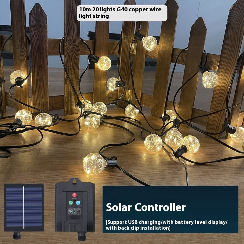Festa Solar Festoon String Lights by Aurel Haven — view 11