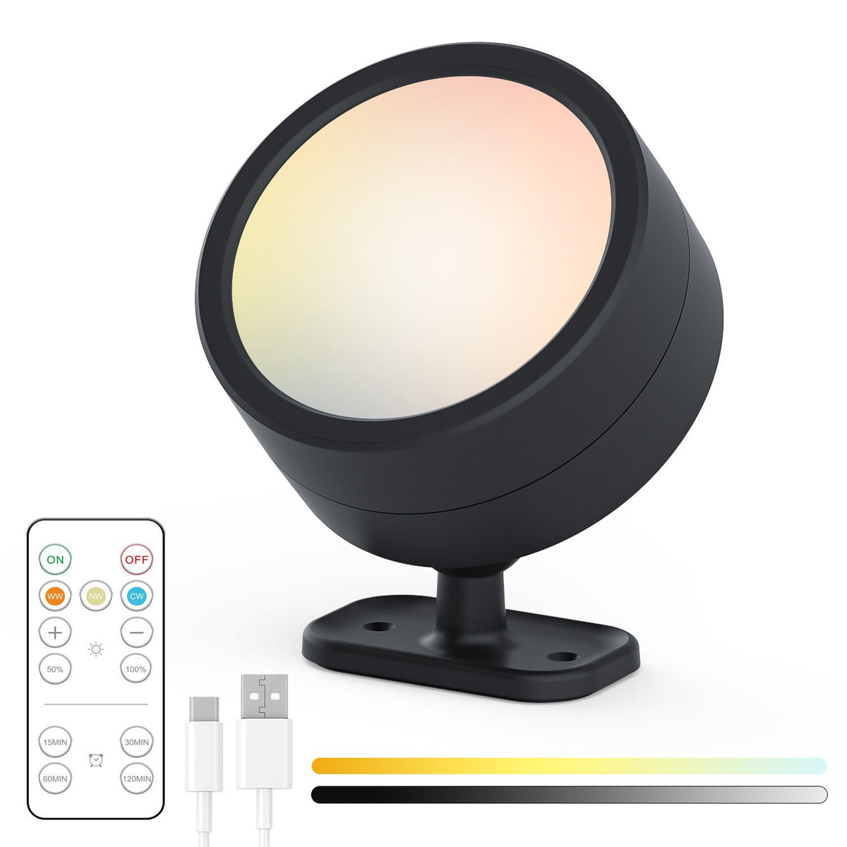 Orbit Rechargeable Wall Light by Aurel Haven — view 2