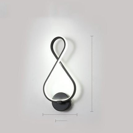 Nordic LED Hallway Wall Lamp by Aurel Haven — view 7