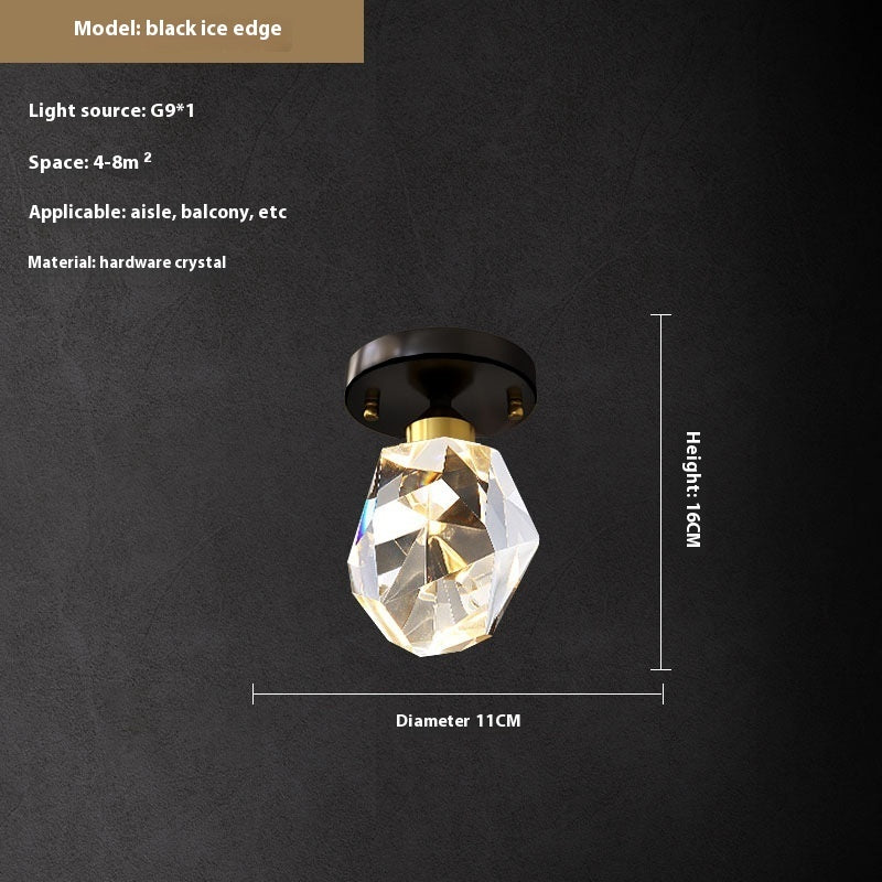 Celeste Crystal Flush Mount Light by Aurel Haven — view 6