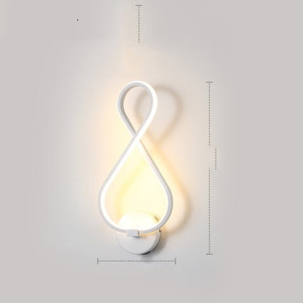 Nordic LED Hallway Wall Lamp by Aurel Haven — view 8