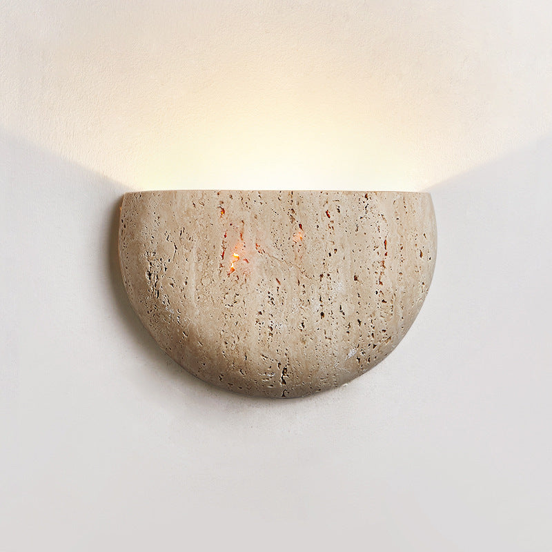 Sienna Stone Wall Sconce by Aurel Haven — view 4