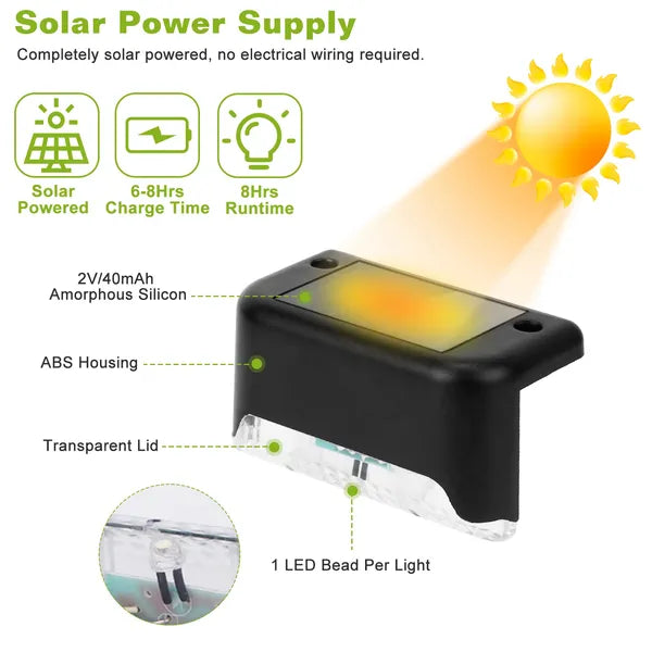 Scala Solar Step Lights (4-Pack) by Aurel Haven — view 4