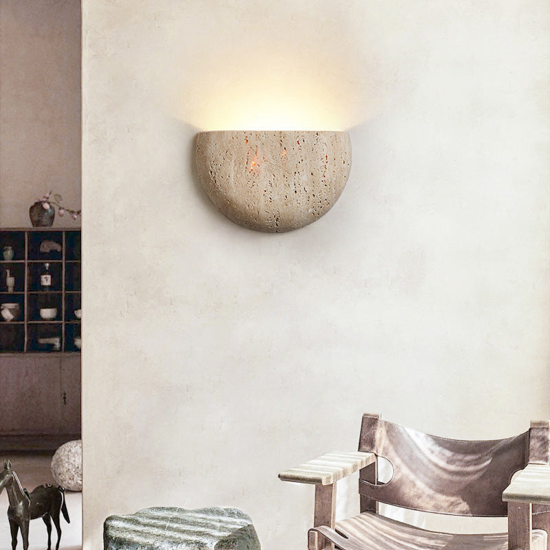 Sienna Stone Wall Sconce by Aurel Haven — view 3