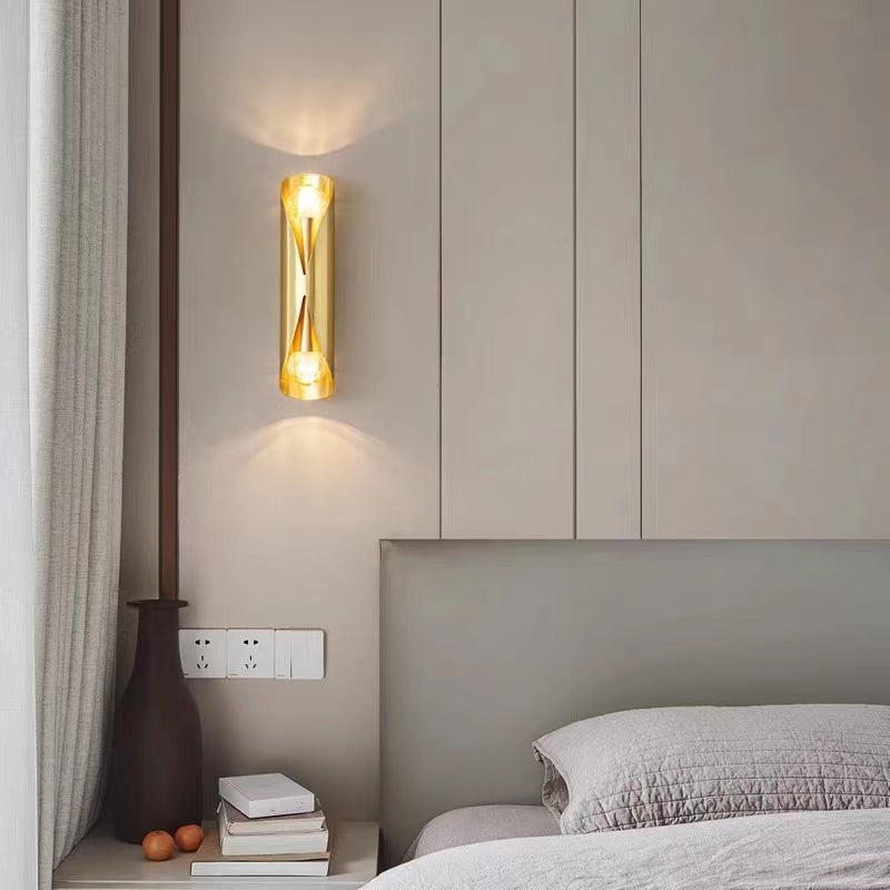 Doré Linear Brass Wall Sconce by Aurel Haven — view 9