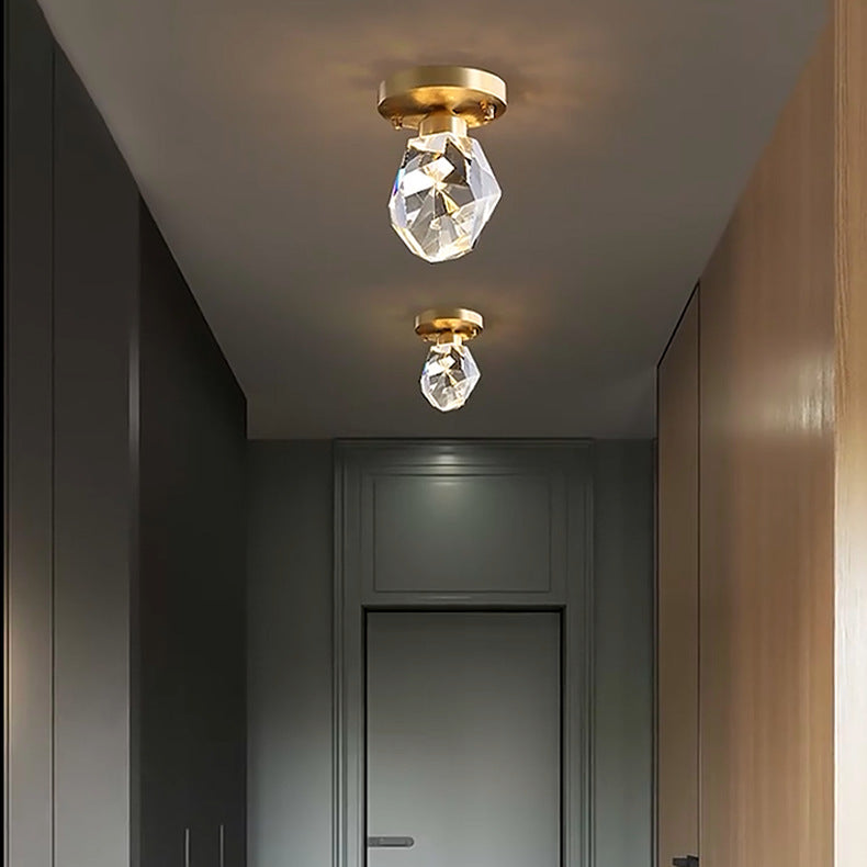 Celeste Crystal Flush Mount Light by Aurel Haven — view 4