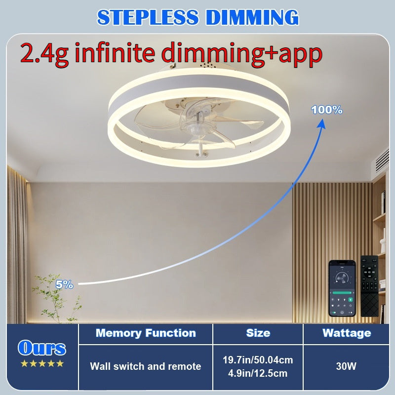 Zephyr Ceiling Fan Light by Aurel Haven — view 7