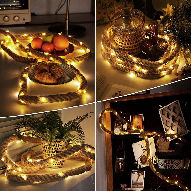Corda Solar Rope String Lights by Aurel Haven — view 3