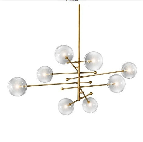 Bolla Glass Sphere Chandelier by Aurel Haven — view 2