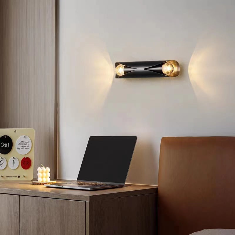 Doré Linear Brass Wall Sconce by Aurel Haven — view 3