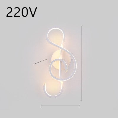 Nordic LED Hallway Wall Lamp by Aurel Haven — view 25