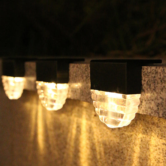 Gradus Solar Step Light — weatherproof solar step light illuminating outdoor stairs