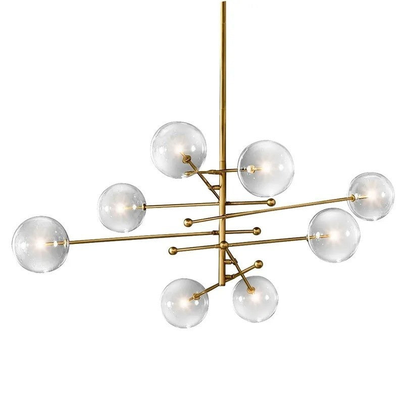 Bolla Glass Sphere Chandelier by Aurel Haven — view 9