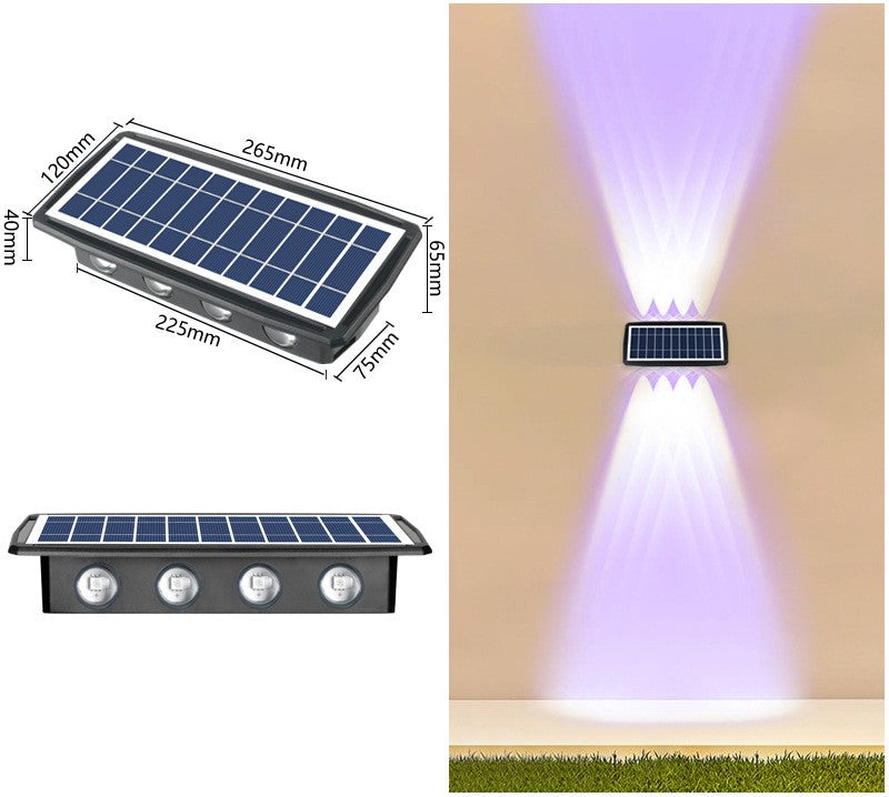 Solstice Solar Wall Light by Aurel Haven — view 2