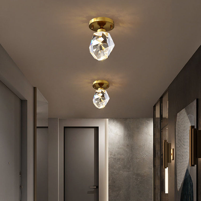 Celeste Crystal Flush Mount Light by Aurel Haven — view 7