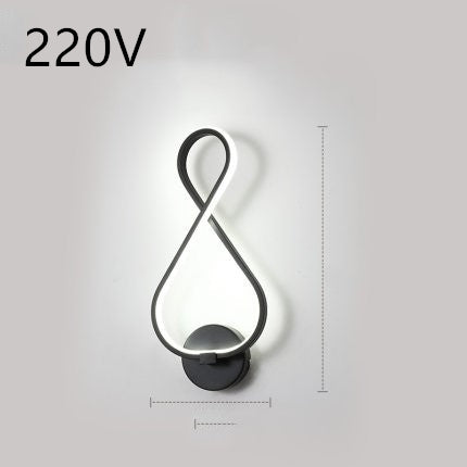 Nordic LED Hallway Wall Lamp by Aurel Haven — view 12