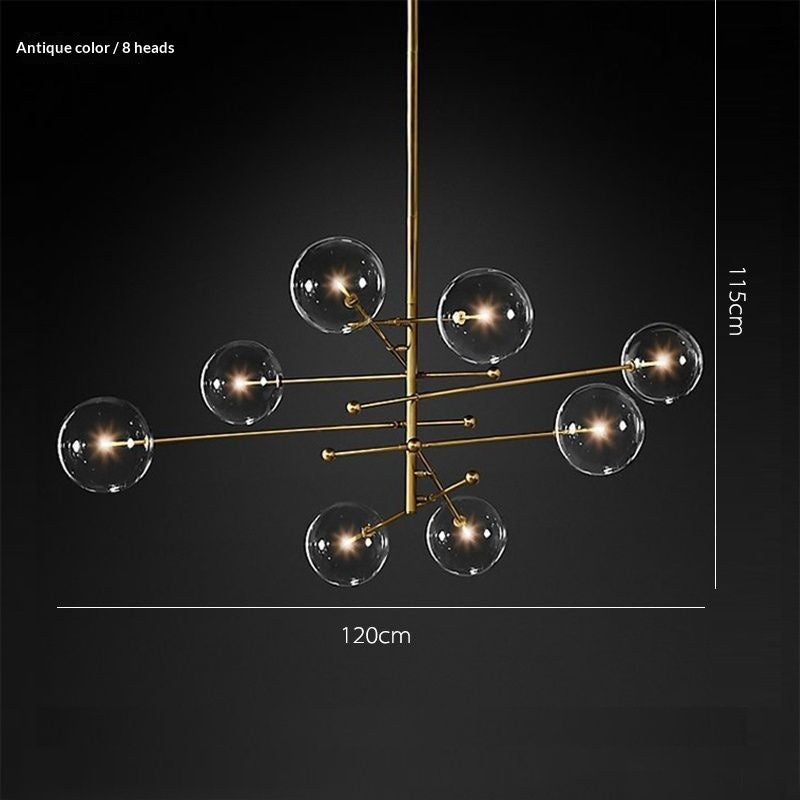 Bolla Glass Sphere Chandelier by Aurel Haven — view 8