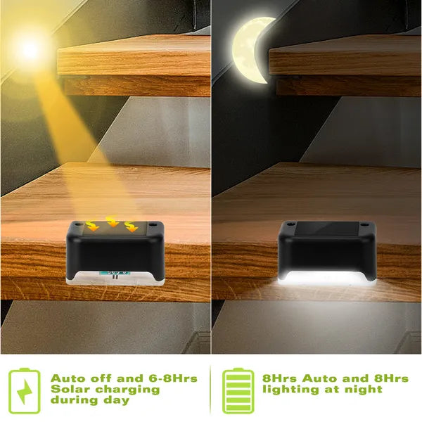 Scala Solar Step Lights (4-Pack) by Aurel Haven — view 3
