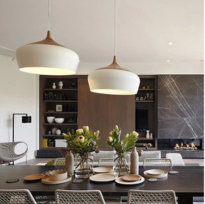 Hinoki Wood Pendant Light by Aurel Haven — view 5